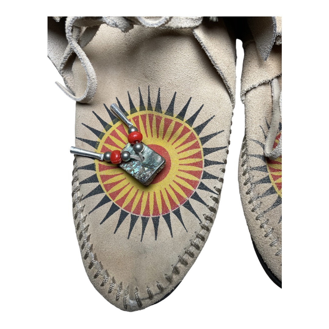 1970s NUBUCK MOCCASINES - Image 2