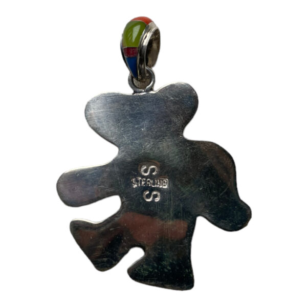 LARGE GRATEFUL DEAD BEAR PENDANT - Image 2