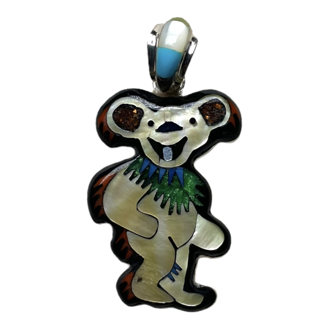 GRATEFUL DEAD BEAR PENDANT