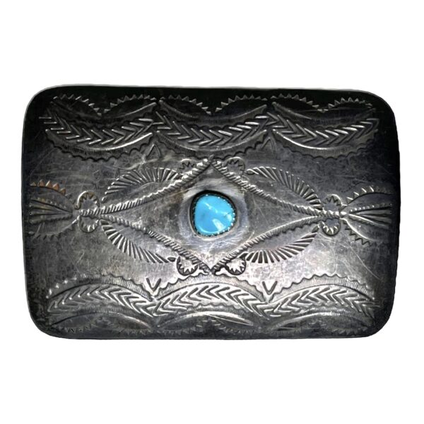 1972 NAVAJO BELT BUCKLE W.D.