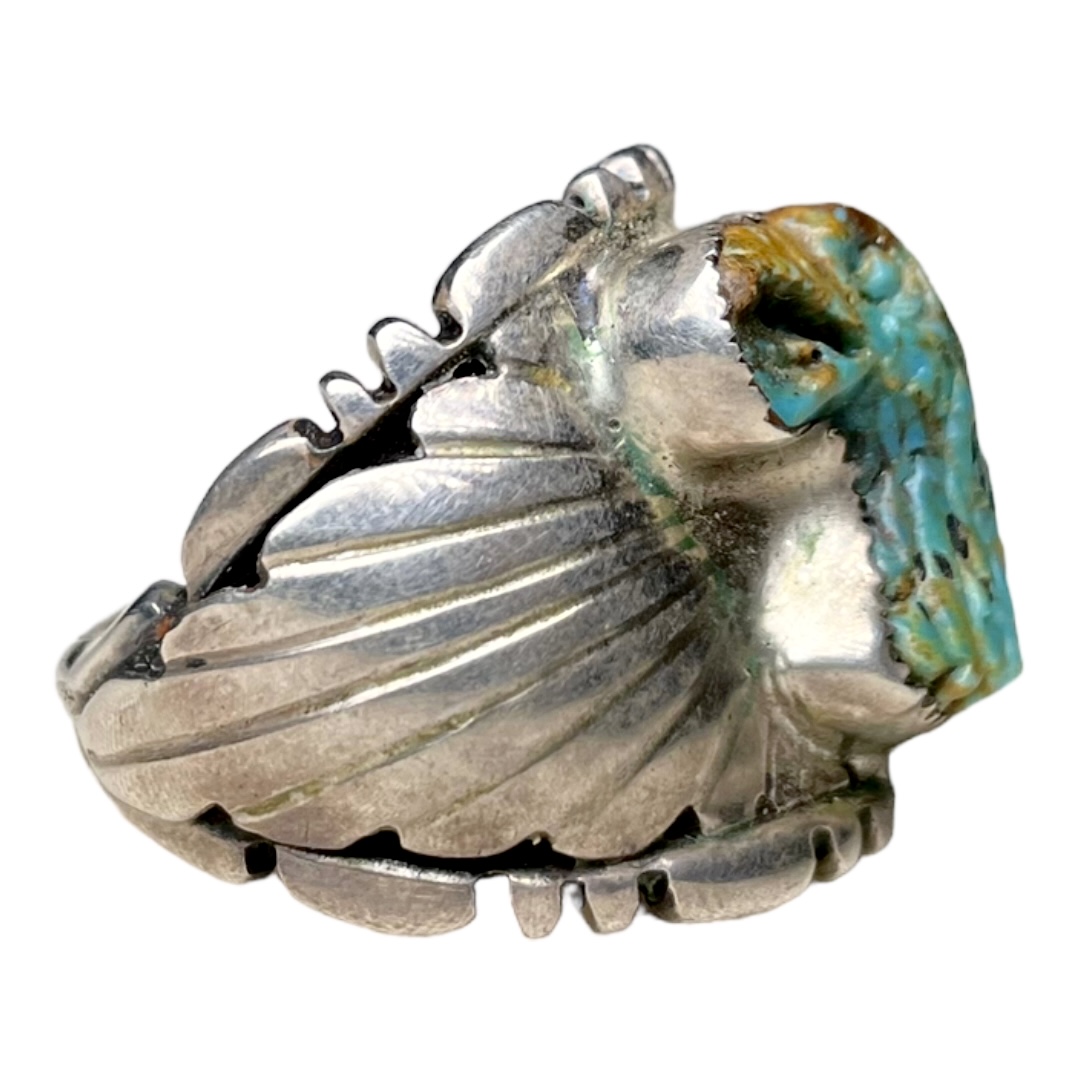 SILVER RING WITH EAGLE HEAD - Image 2