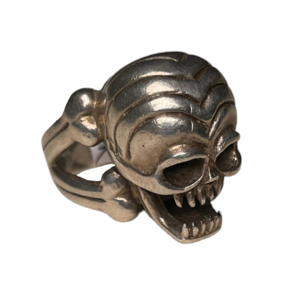70s MEXICAN BIKER SKULL RING