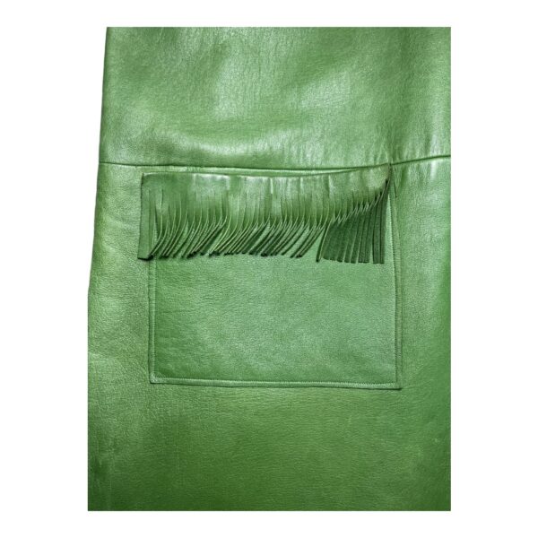 1970s SOFT LEATHER DRESS - Image 4