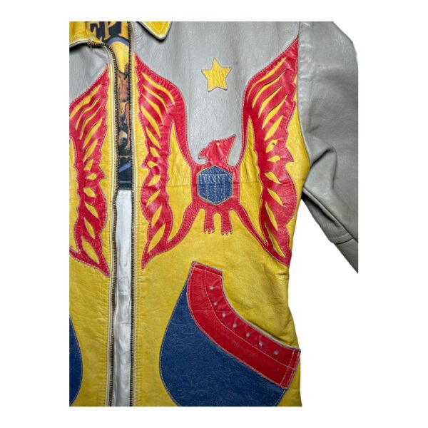 VTG PATCHWORK DECO JACKET - Image 4