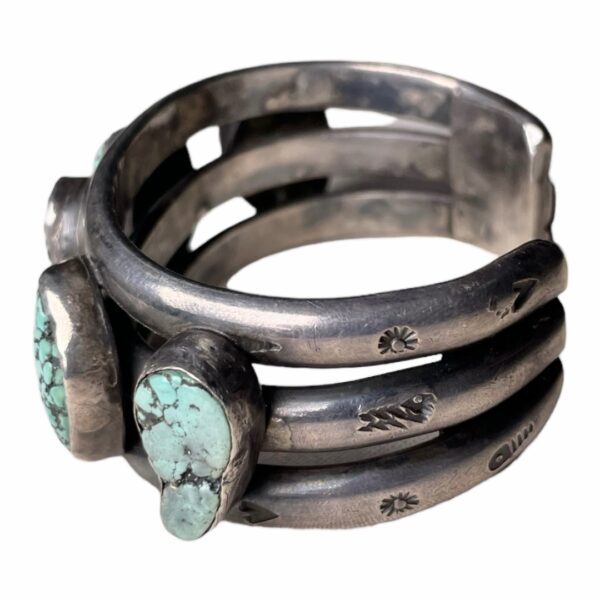 VTG NAVAJO SILVER CUFF - Image 3