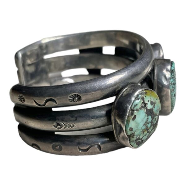 VTG NAVAJO SILVER CUFF - Image 2