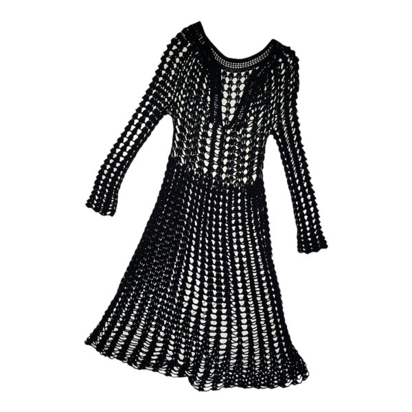 VTG CROCHET DRESS - Image 3