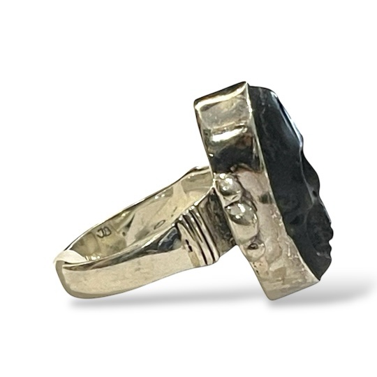 SILVER SKULL RING - Image 2